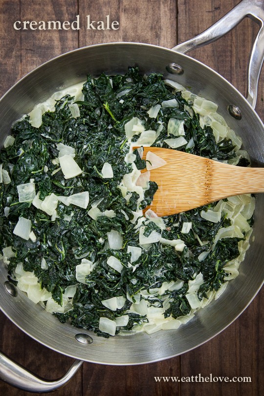 Creamed kale