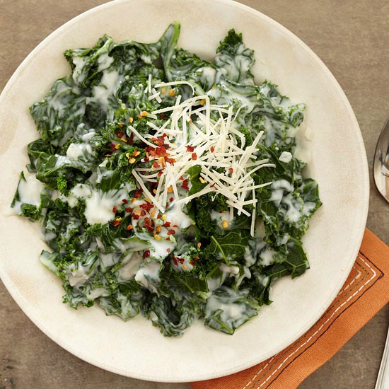 Creamed kale