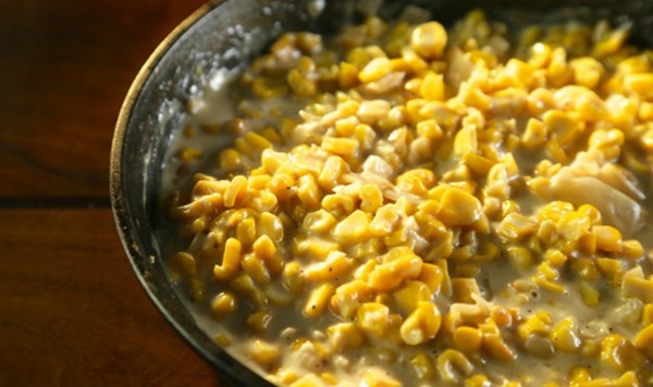 Creamed smoked corn