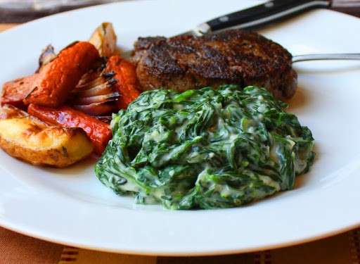 Creamed spinach – king of the steakhouse side dishes