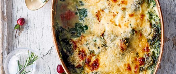 Creamed spinach