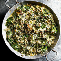 Creamed spinach