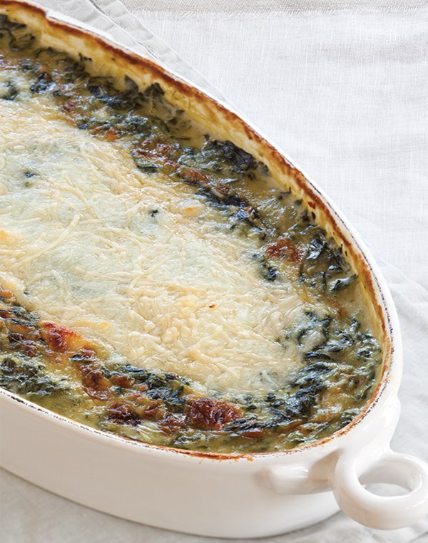Creamed spinach