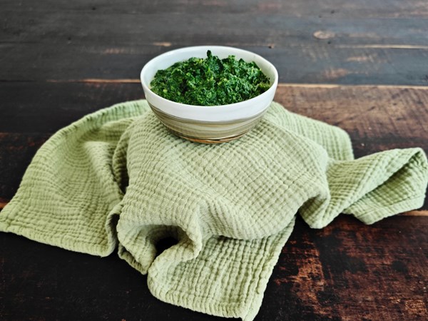 Creamed spinach