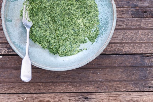 Creamed spinach 