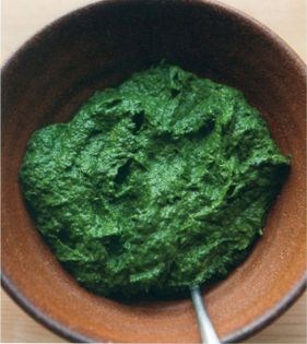 Creamed spinach
