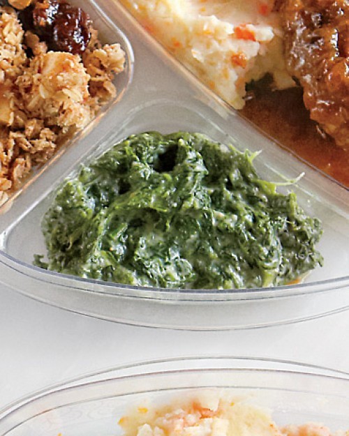 Creamed spinach
