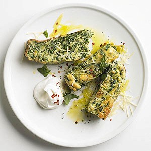 Creamed spinach bake