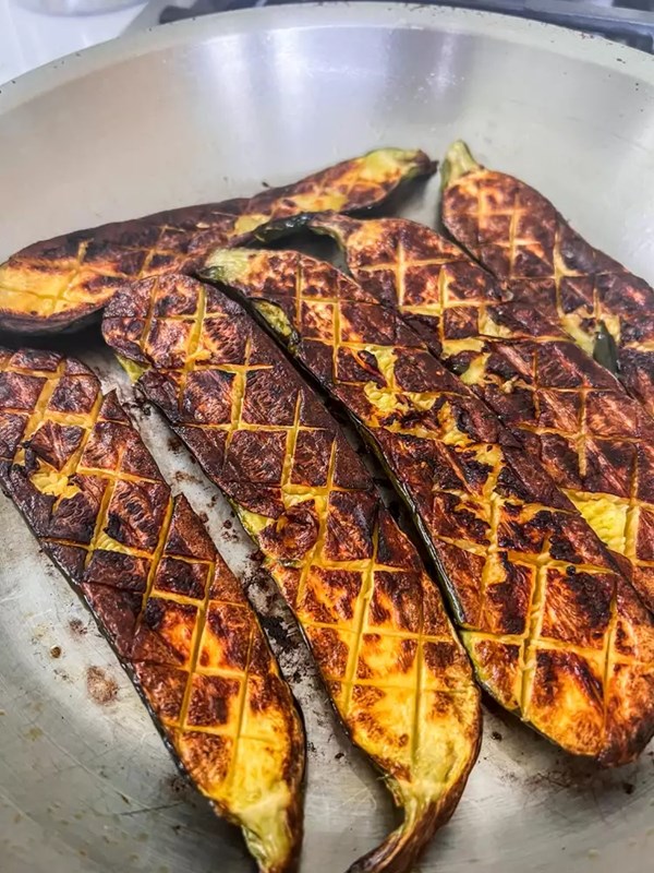 Creamiest roasted zucchini
