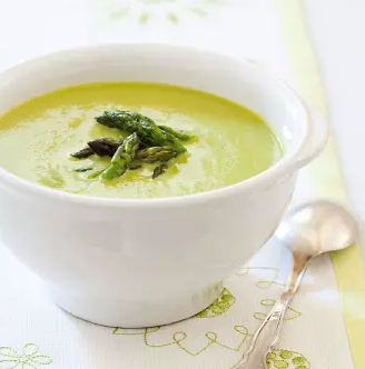 Creamy asparagus soup