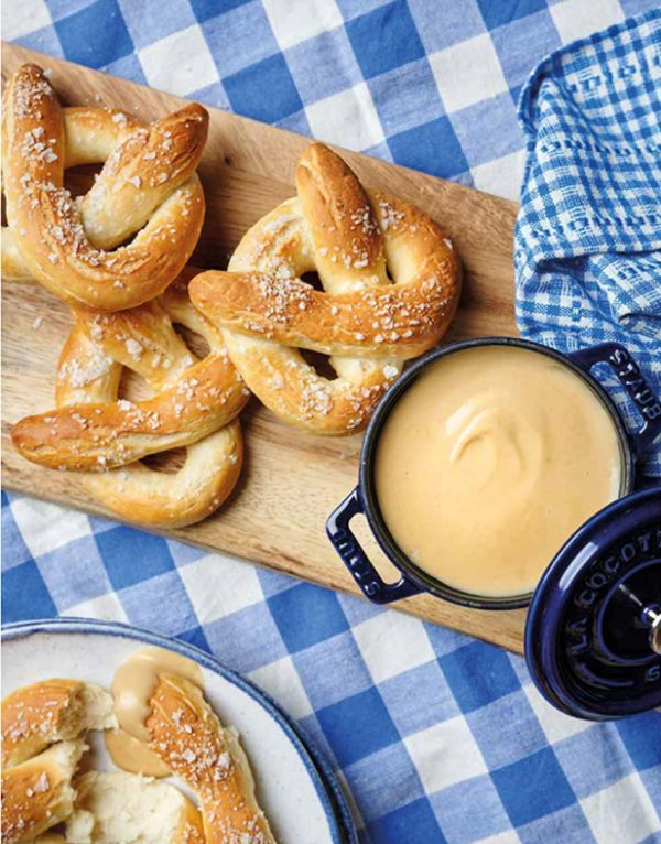 Creamy beer cheese dip