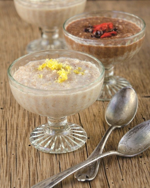 Creamy breakfast rice pudding