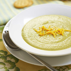 Creamy broccoli and cheddar soup