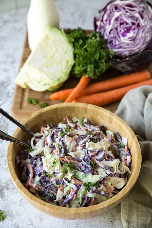 Creamy buttermilk coleslaw