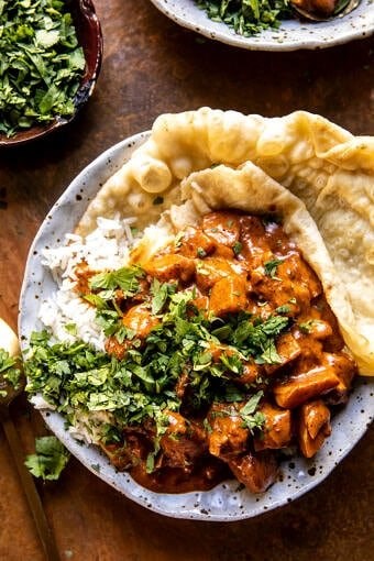 Creamy butternut squash butter chicken