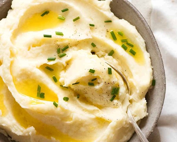 Creamy buttery mashed potato