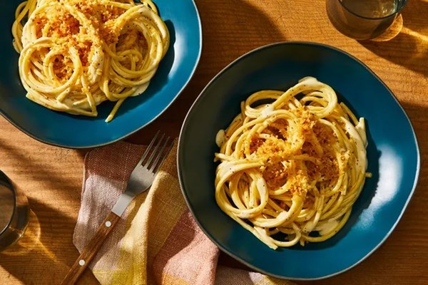 Creamy Caesar-inspired pasta