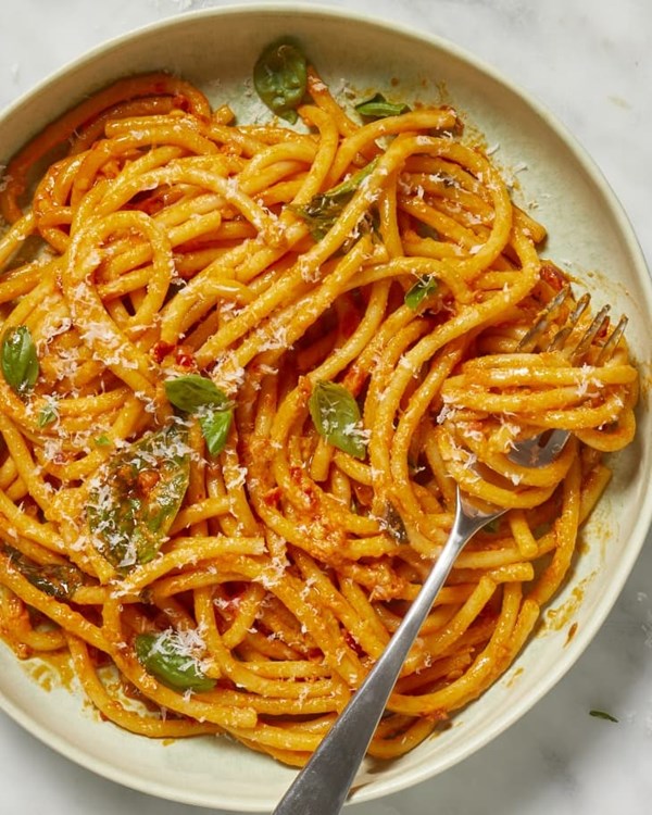 Creamy Calabrian chili pasta