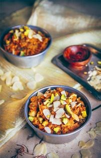 Creamy carrot halwa