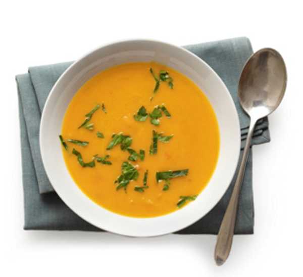 Creamy carrot soup