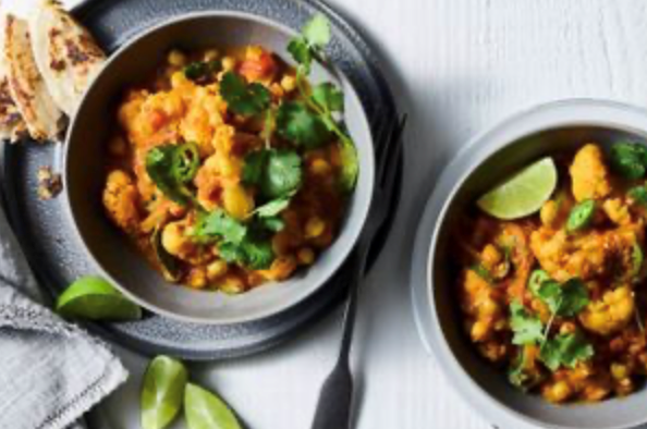 Creamy cauliflower curry