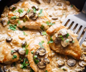 Creamy Champagne chicken