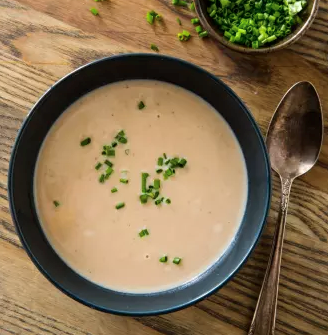 Creamy chestnut soup