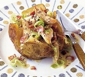 Creamy chicken & leeks