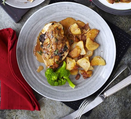 Creamy chicken & wild mushrooms