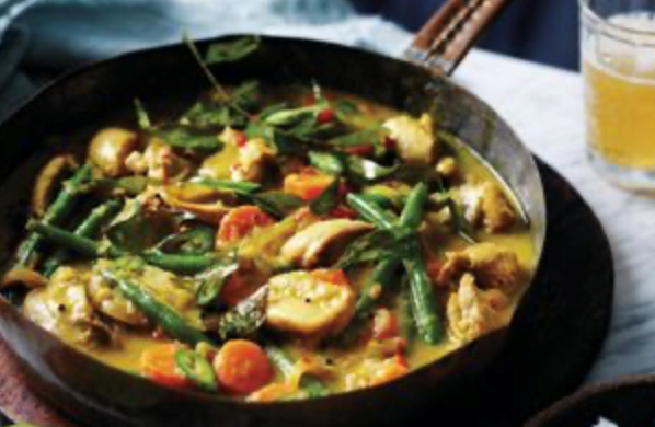 Creamy chicken and veg stew