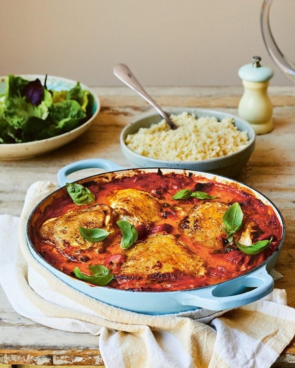 Creamy chicken cacciatore 