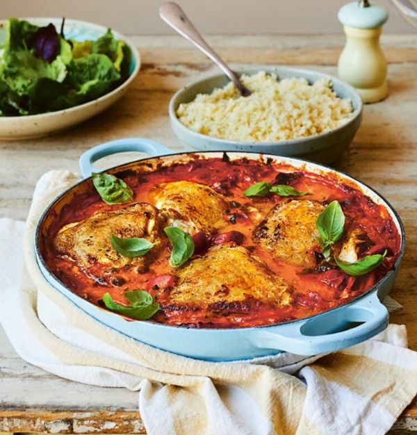 Creamy chicken cacciatore