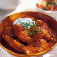 Creamy chicken curry