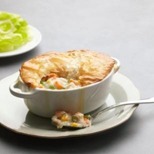 Creamy chicken potpie