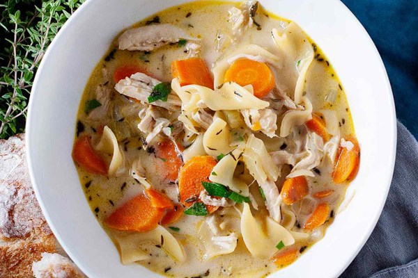Creamy chicken soup