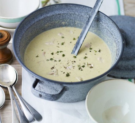 Creamy chicken soup