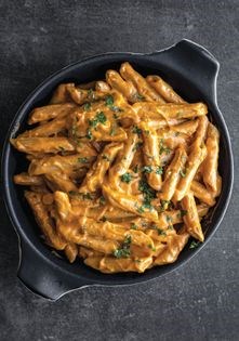Creamy chili pasta
