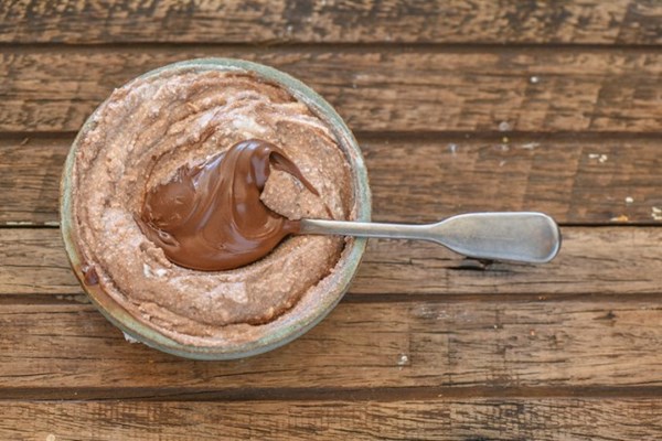 Creamy chocolate hazelnut pudding 
