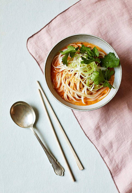 Creamy coconut noodles