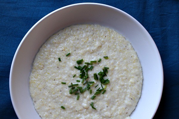 Creamy coconut polenta