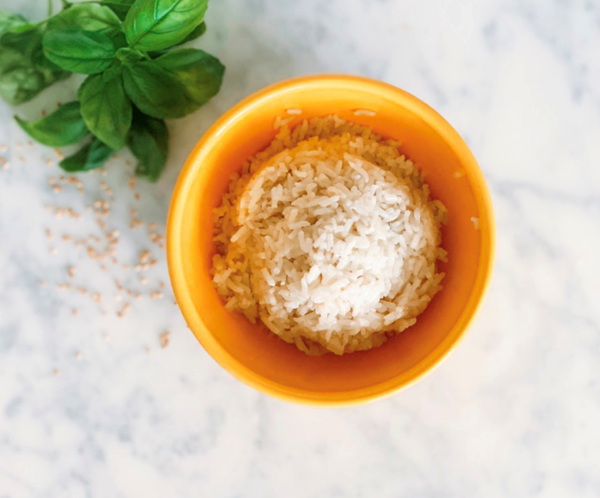 Creamy coconut rice