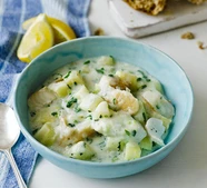 Creamy cod chowder