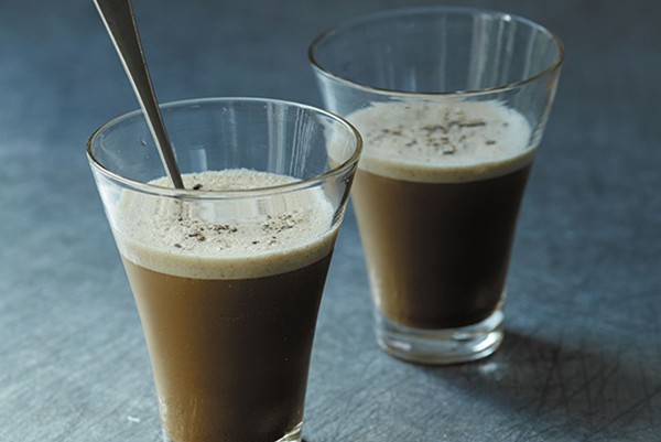 Creamy coffee milkshake