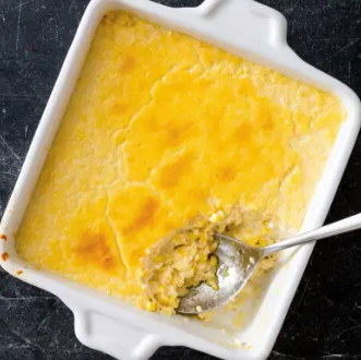 Creamy corn pudding