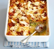 Creamy courgette lasagne