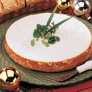 Creamy crab cheesecake