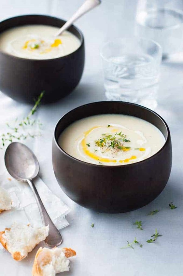 Creamy, dreamy cauliflower soup