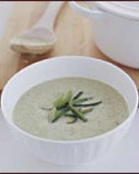 Creamy green chile soup