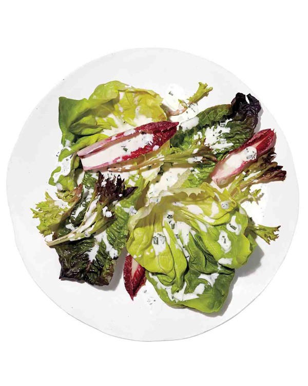 Creamy herb dressing
