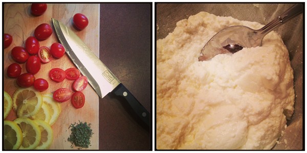 Creamy homemade ricotta